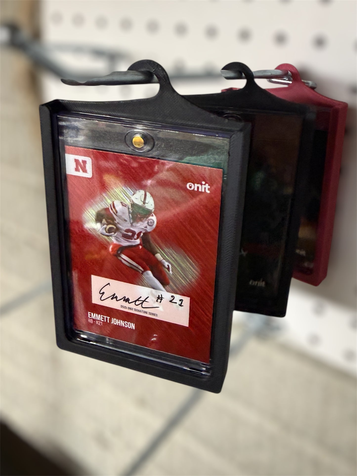 Trading Card Peg Board Hangers