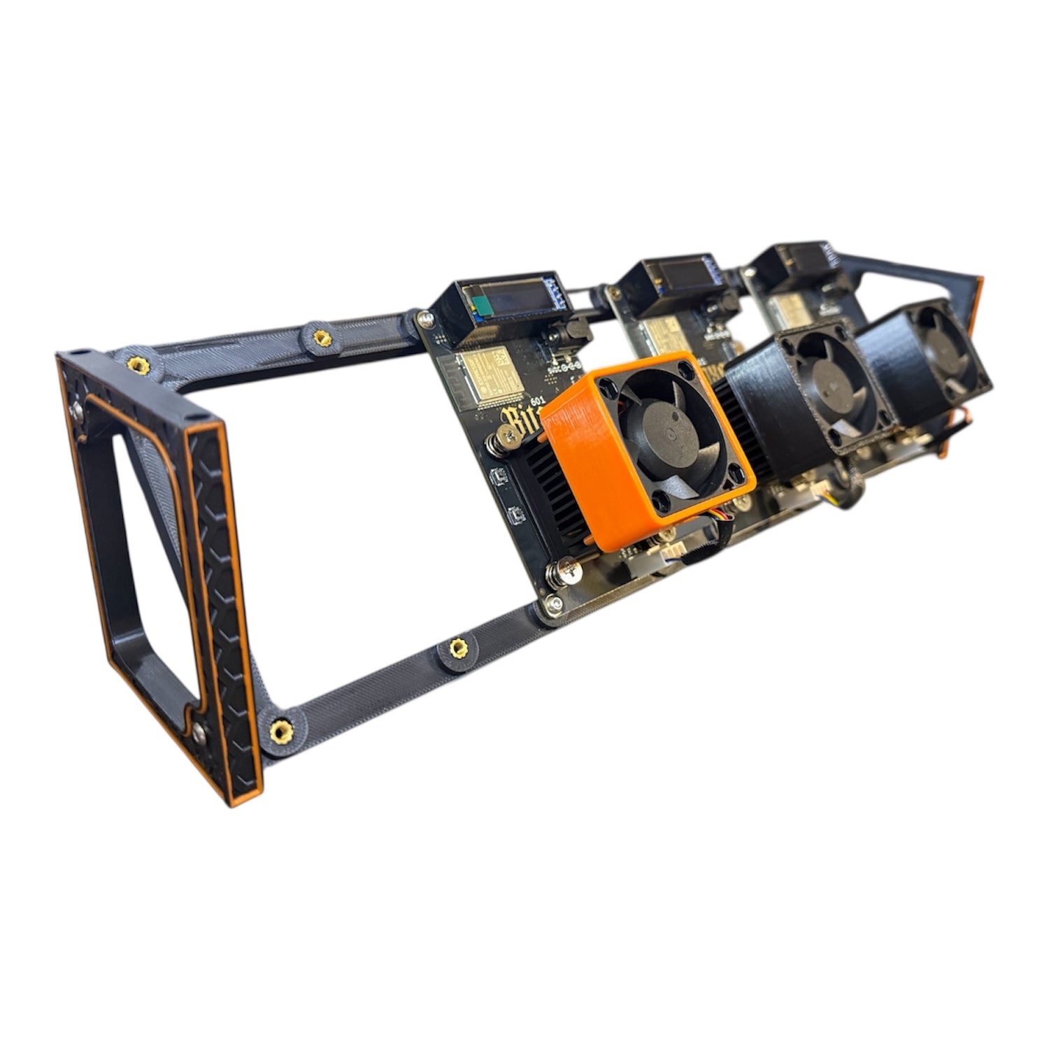 Bitaxe 601 Gamma Bitcoin Miner Stack - Stackable Display Racks Team Tactical RC