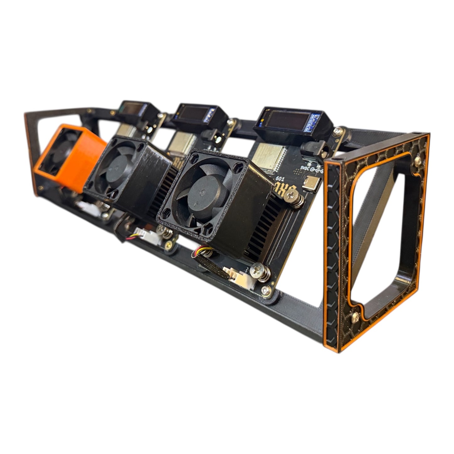 Bitaxe 601 Gamma Bitcoin Miner Stack - Stackable Display Racks