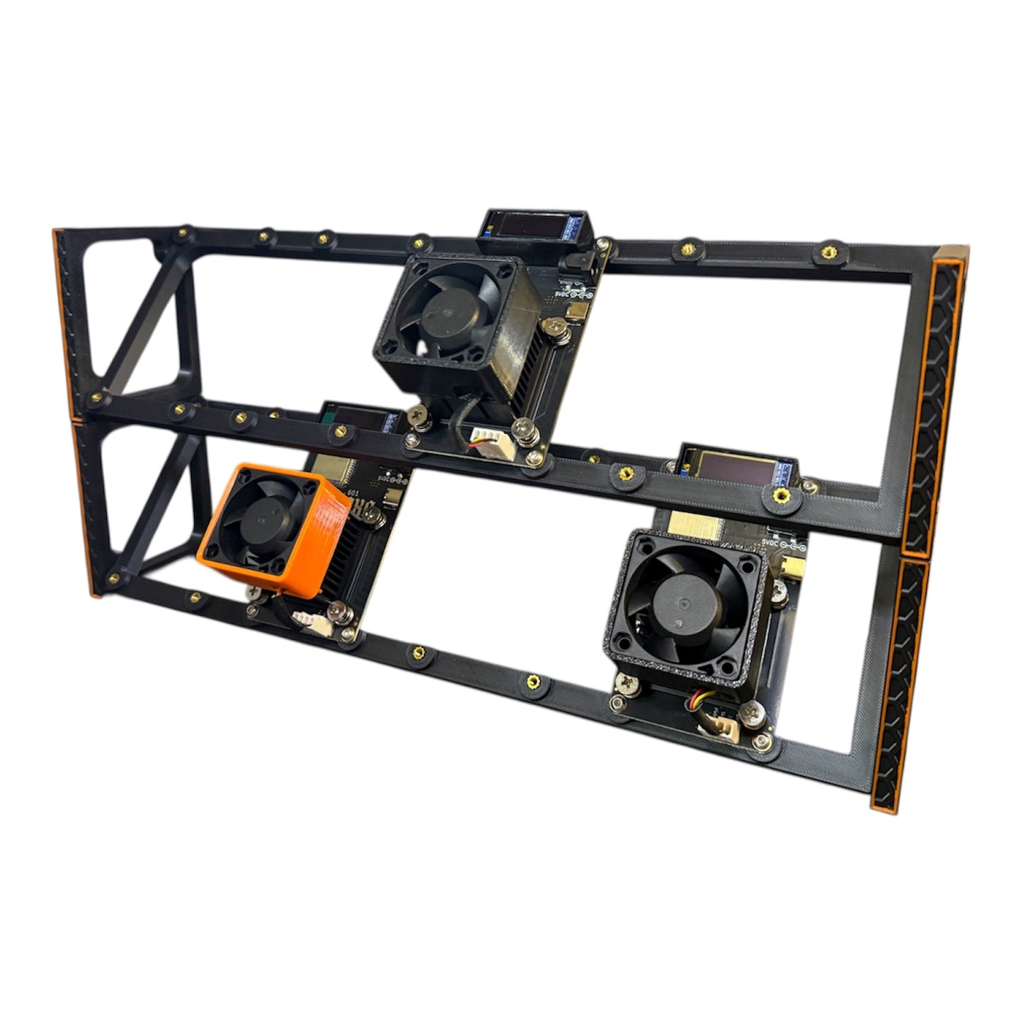 Bitaxe 601 Gamma Bitcoin Miner Stack - Stackable Display Racks