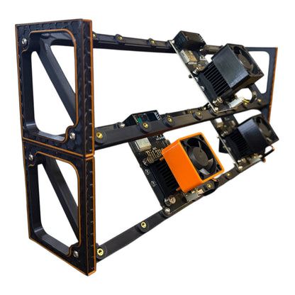 Bitaxe 601 Gamma Bitcoin Miner Stack - Stackable Display Racks
