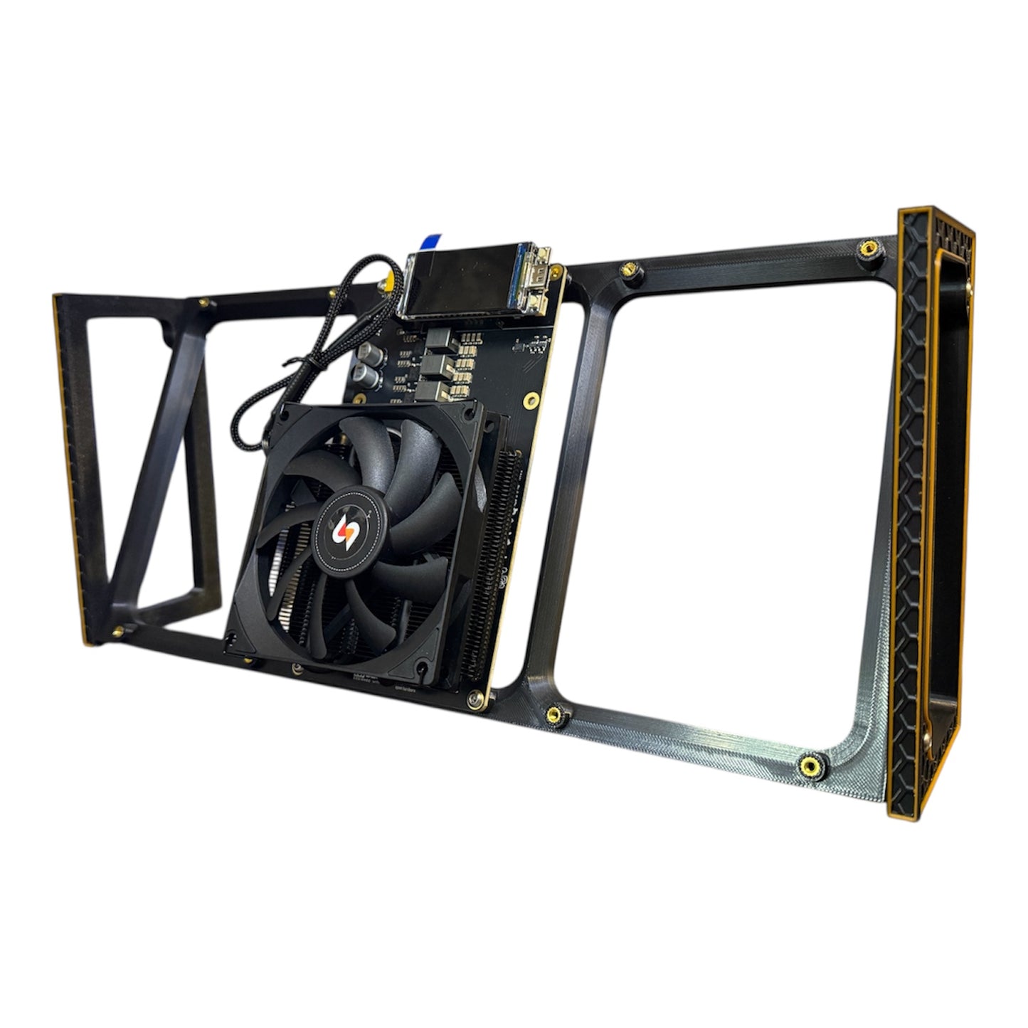 NerdQaxe++ Bitcoin Miner Stack - Stackable Display Racks