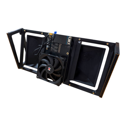 NerdQaxe++ Display Rack Cooling System - Modular Attachment