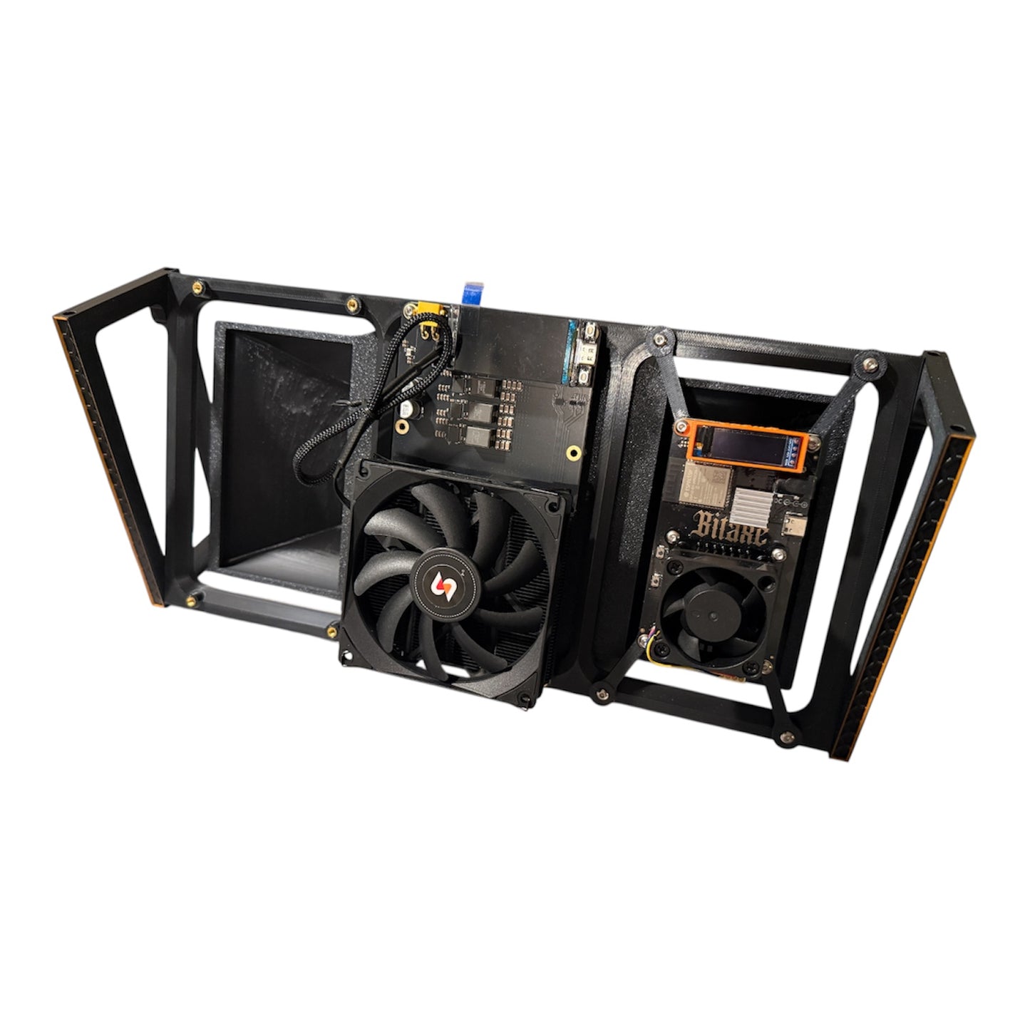 Nerdqaxe++ Bitcoin Miner Stack - Bitaxe 601 602 650 Adapter Plate