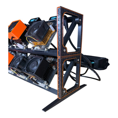 NerdQaxe++ Bitcoin Miner Stack - Stackable Display Racks