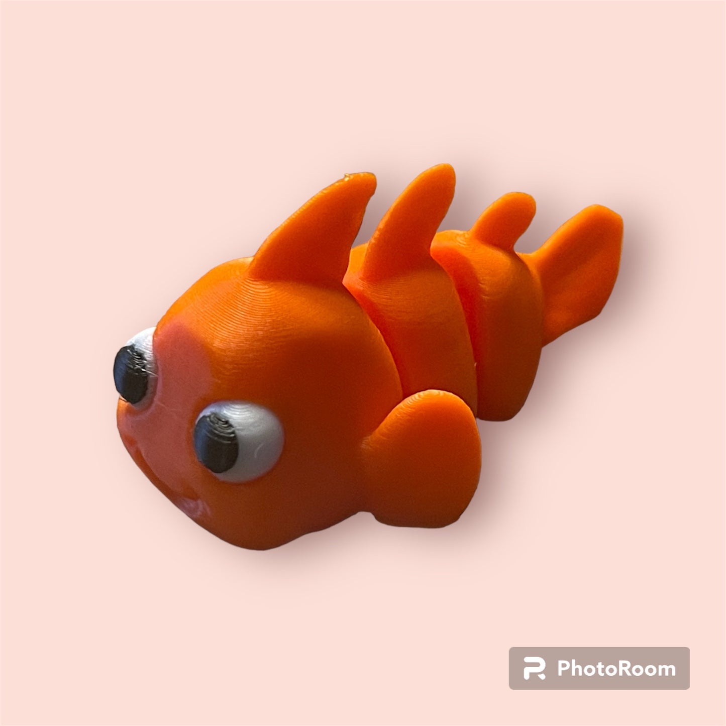 Articulating Flexi Nemo Clown Fish 3D Printed Toy - Movable Saltwater Aquarium Decor - Disney Inspired