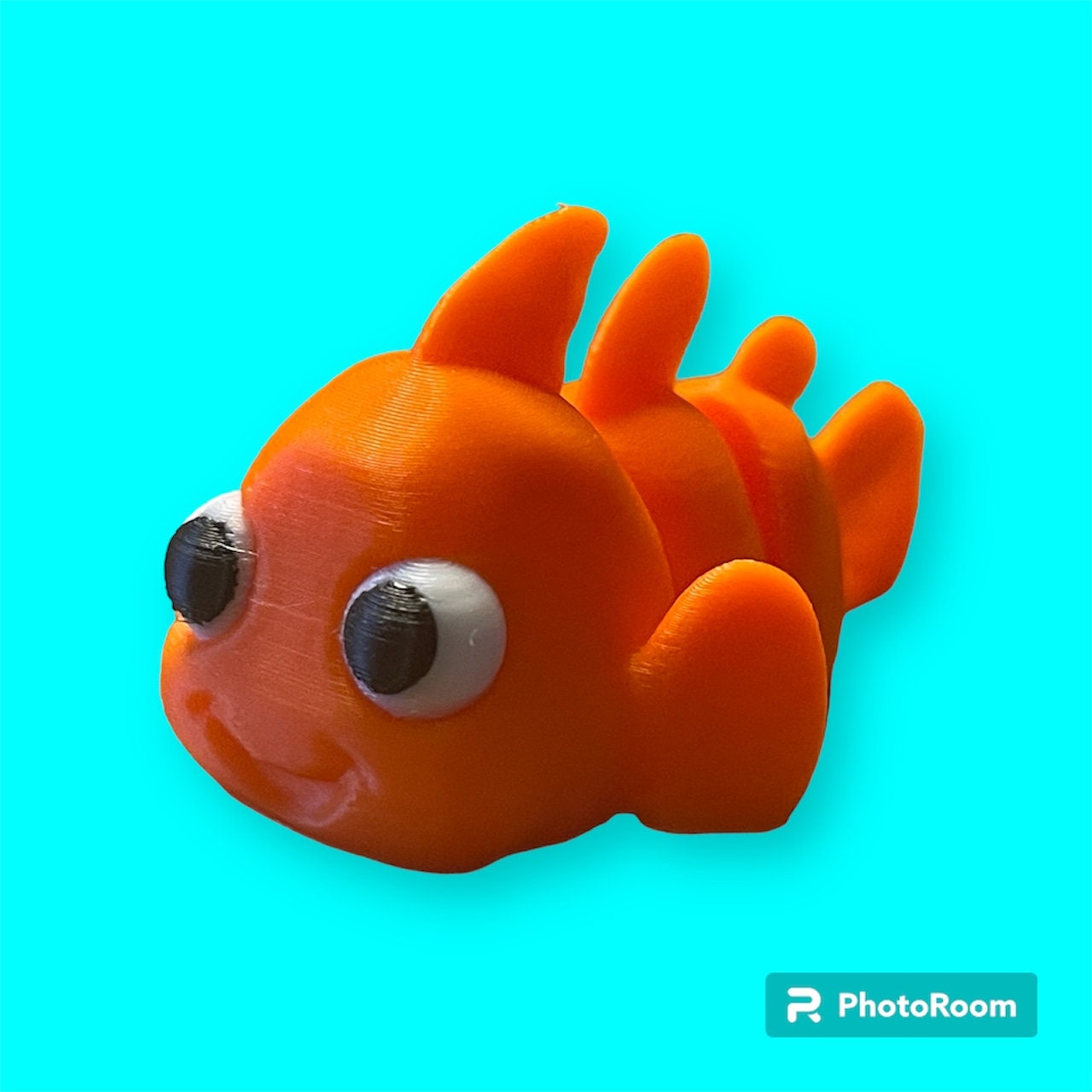 Articulating Flexi Nemo Clown Fish 3D Printed Toy - Movable Saltwater Aquarium Decor - Disney Inspired