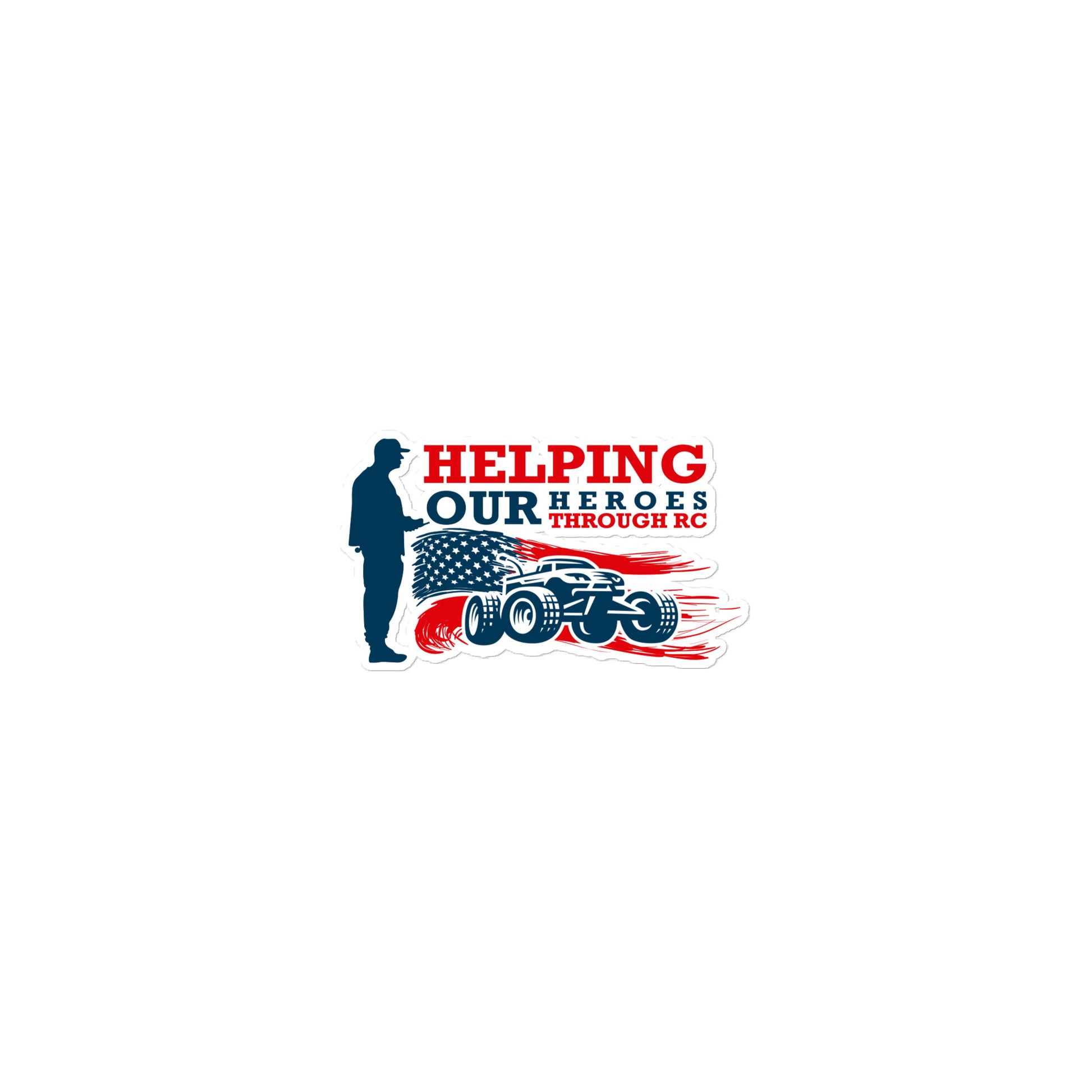 Bubble-free stickers 15″×3.75″ Team Tactical RC